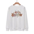 thumbnail image 3 of 2025 New Halloween Autumn and Winter Foreign Trade Clothing Ghost Stay Spooky Print Drop Shoulder Thin Sweatshirt, 3 of 7