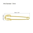 thumbnail image 2 of Unique Bargains Gold Tone Large Metal Sewing Safety Pins 15 Pack, 2 of 5