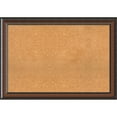 thumbnail image 2 of Amanti Art Natural Cork Board Wood Framed Cyprus Walnut Bulletin Board 41 in. x 29 in., 2 of 5