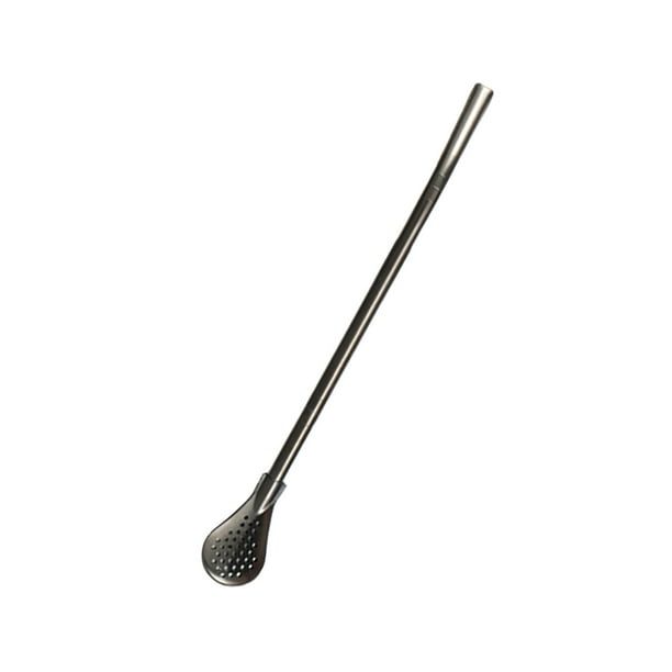 Cuchara Desmontable Colador Jugo Pajita Cuchara Revolvedora Acero Inoxidable Café Cocina, Comedor y Bar