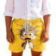 thumbnail image 2 of Pantalones cortos de playa para niños y niñas, de color liso, con estampado bonito, transpirables y con bolsillos, para verano, 2 of 9