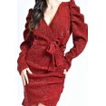 thumbnail image 4 of Vestido de lentejuela Roman Fashion 4263 Rojo, 4 of 5