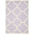 thumbnail image 6 of SAFAVIEH Cambridge Justine Geometric Wool Area Rug, Lavender/Ivory, 2'6" x 4', 6 of 11