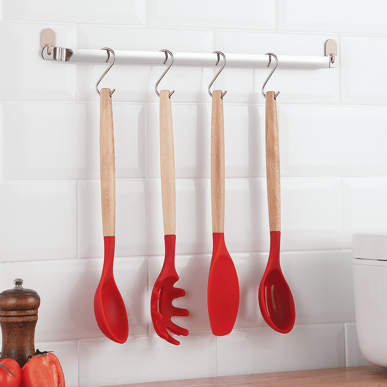 Mom's Kitchen Measuring Spoons & Matching Rack New ~ Love Laugh Kindne