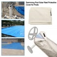 thumbnail image 3 of jinwen Winter Cover For Swimming Pool Solar Reel - Reel Not Included S Beige S, 3 of 9