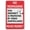 Warning Sign 1, variant on No Trespassing Private Property Video Surveillance Sign 8"x12" Metal Aluminum Pre-Drilled Holes, Indoor Outdoor For Fence Door Gate, Surveillance Warning Marker