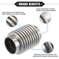 thumbnail image 3 of Car Exhaust Flexible Pipe Bellows 45x95mm 1.77"x3.74" Universal Durable Stainless Steel Silver Tone, 3 of 6