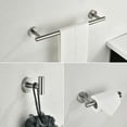 thumbnail image 3 of WOWOW 3 - Piece Brushed Nickel Bathroom Stainless Steels Hardware Set, 3 of 5