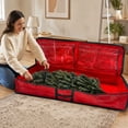 thumbnail image 7 of Qwtwty Large Capacity Christmas Tree Storage Bag, Heavy Duty Waterproof Storage Container with Reinforced Handles, Zippers and Wide Opening for Xmas Trees, 7 of 7