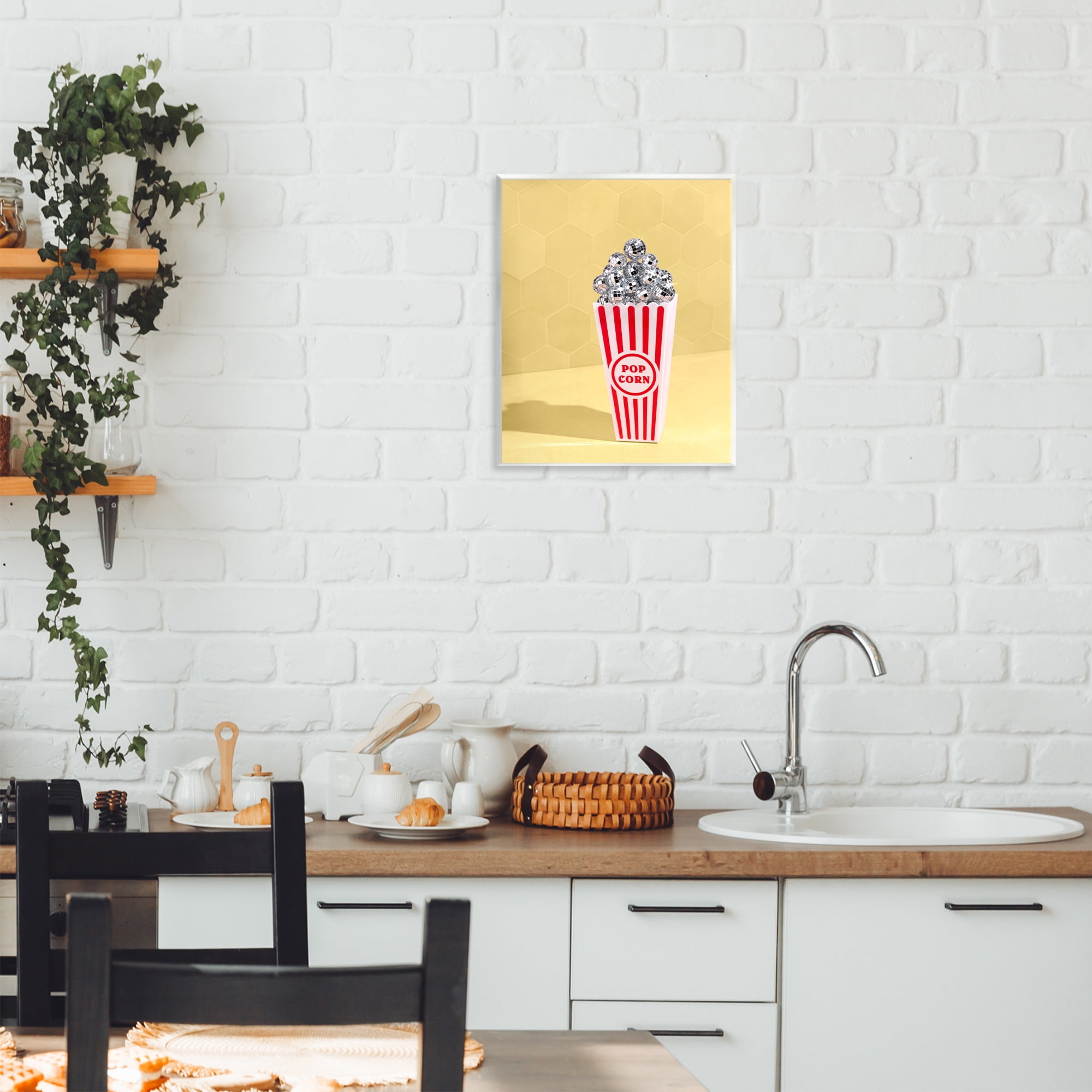 Stupell Industries Disco Filled Popcorn Wall Plaque Art, design by LISH Creative