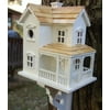 CC Home Furnishings 14" Fully Functional Country Meadow 2-Story Ranch Birdhouse
