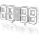 thumbnail image 1 of 3D LED Digital Wall Clock, Dimmable, Night Light, with USB Rechargeable, Date and Temperature Display, Ideal for Home, Office, Kitchen, Hotel, 1 of 4