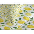 thumbnail image 4 of Ambesonne Lemon Quilted Bedspread Set 3 Pcs, Fruit Art Lemons and Leaves, King Size, Yellow Fern Green, 4 of 5