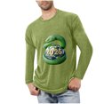 thumbnail image 1 of Styesk Chemises pour Hommes Sports Entraînement Physique Maison Noël Pyjamas Imprimés T-shirt Manches Longues Col Rond, 1 of 3