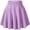 Light Purple, variant on Gunia Girls Athletic Skirts Casual Athletic Skater Skirt Summer Solid Color Stretch Waist Comfortable Play Outfit Light Purple Skirt For Girls 9-14 Years