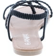 thumbnail image 4 of ANNA Women's Razzi-11 Braided Strappy Flat Y-Strap Flip Flop Sandal, 4 of 7
