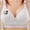 White, variant on Ayfxijin Bras for Women No Underwire,Womens Wireless Bra Printing Gathered Together Large Size Daily Bra Underwear