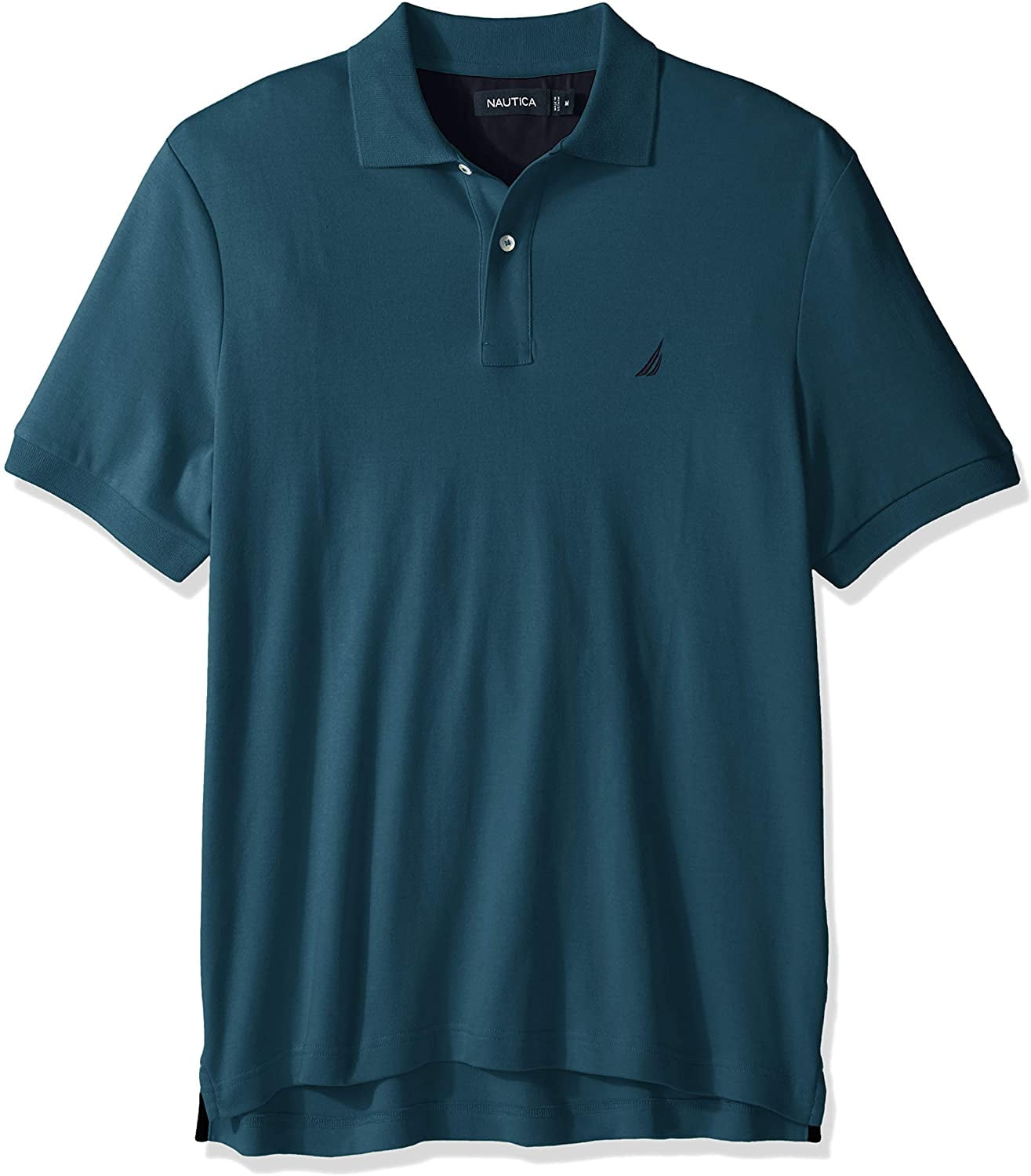 Nautica Mens Classic Fit Short Sleeve Solid Soft Cotton Polo Shirt