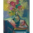 thumbnail image 2 of Trujillo, Jose 26x31 Gold Ornate Wood Framed with Double Matting Museum Art Print Titled - The Night Stand, 2 of 4