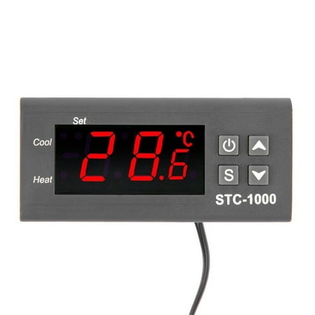 UPC 660020001427 product image for New Black Digital STC-1000 All-Purpose Temperature Controller Thermostat With Se | upcitemdb.com