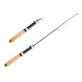 thumbnail image 2 of pitrice Winter Fishing Rod Short Hard Retractable Rods Boat Lure Pole Outdoor Shrimp Tackle Equipment Practical Lake Tools, 2 of 9