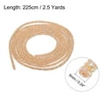 thumbnail image 2 of Unique Bargains 2.5 Yard 6mm Glitter Sequins Rope Sequins Rhinestone Tube Cord for DIY Clothing Jewelry Clear Beige, 2 of 5