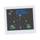 thumbnail image 5 of Reloj digital para baño, despertador, termómetro, higrómetro, reloj de ducha colgante Blanco, 5 of 9