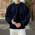 thumbnail image 4 of oqasdz Sweatshirts for Men Crewneck Lined Raglan Sleeve Solid Color Sports Athletic Pullover Top Streetwear Durable Soft Casual Outdoor, 4 of 4