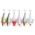 thumbnail image 2 of Leurres de Pêche Artificiels, Appâts Flottants Leurres Durs Réalistes pour Bar Performance Solide, 2 of 8