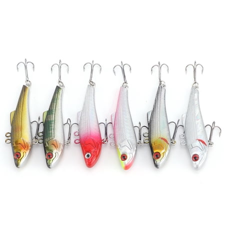 Suodoka Floating Fishing Lure Hard Bait Lifelike Artificial Topwater Bait with Ringing Ball for Bass Topmouth Culter Freshwater Saltwater Fishing 5.51 inches / 14 cm
