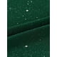 thumbnail image 5 of INSPIRE CHIC Camiseta sin mangas con cuello alto y purpurina para mujer Verde oscuro XS, 5 of 5