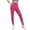 Hot Pink, variant on FAIWAD Girls Seamless Stretchy Leggings High Waisted Workout Gym Tights Solid Color Casual Sports Dance Activewear
