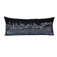 thumbnail image 2 of 35" Black Philadelphia Nighttime Skyline Lumbar Decorative Pillow, 2 of 4