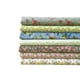 thumbnail image 5 of Bearachild 7 piezas de tela de algodón con estampado de flores verdes, surtido de costura y acolchado, tela para manualidades, juego de Kits de Type1 NO1 Bearachild CBP005435, 5 of 5
