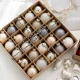 thumbnail image 5 of Juego de 25 bolas navideñas de cristal de 4 cm, adornos navideños multicolores, adornos para árbol de Navidad de Año Nuevo 2023 para fiestas en casa, 5 of 5