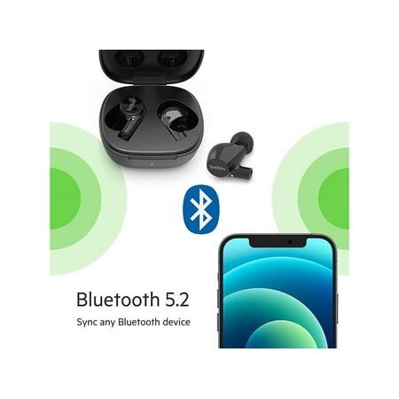 Belkin - SOUNDFORM Rise True Wireless Earbuds - Black