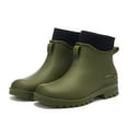 thumbnail image 1 of Dsscvnef Bottes de Pluie Mode pour Femmes Semelle Épaisse Non Confortable Chaussures de Saison des Pluies Durables Légères, 1 of 7