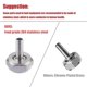 thumbnail image 5 of 8PCS Stainless Steel Beer Keg Coupler Fitting,Beer Line Connector Kit,Hex Nut 5/8 Inch G Thread x 5/16 Inch Barb, 5 of 5