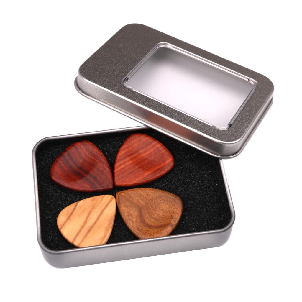 LeeQinersw 12-piece Multi-colored Pick Picks with Storage Box for Guitar / Bass / Ukulele