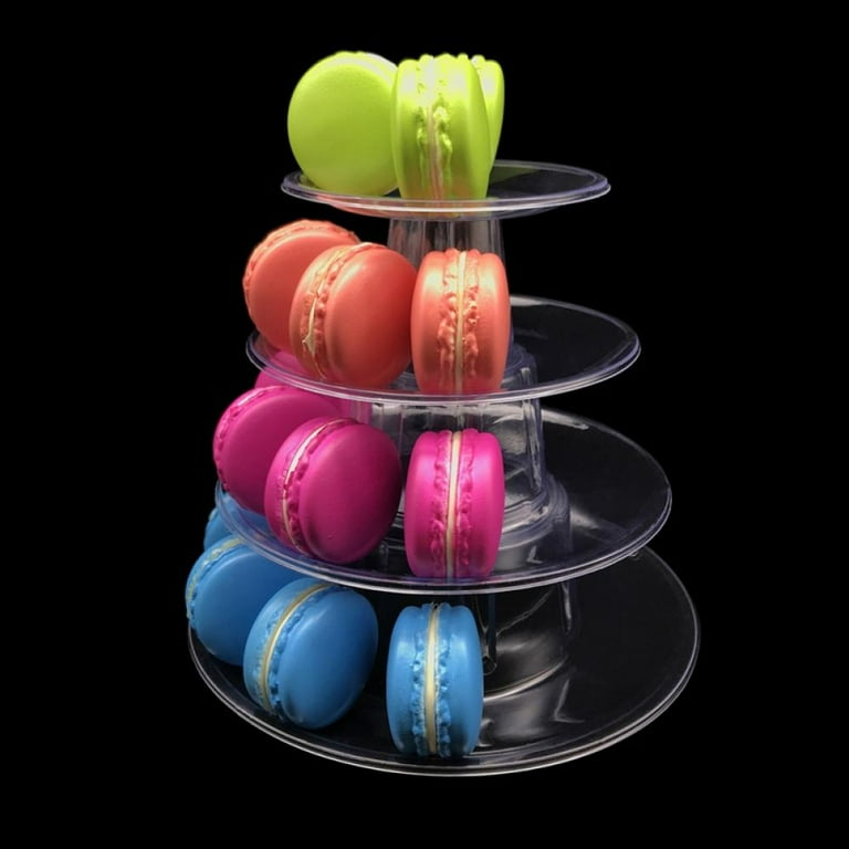 8 tiers Acrylic Macaron Stand Rigid Macaron Display Tower