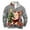 Gray, variant on SERTG Christmas Tops Men's Half Zip Christmas Fashion Cute Print Pullover Front Pockets Stand Collar Long Sleeve Hoodless Sweatshirt Casual Holiday Gifts(Black,M)