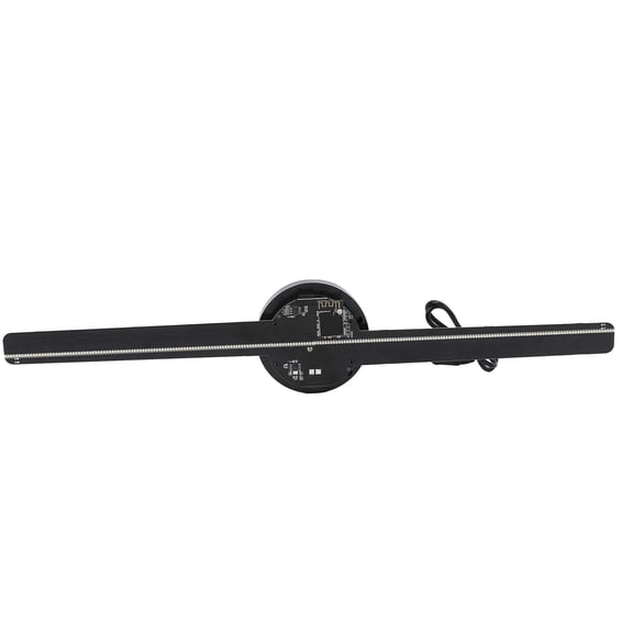 3D Hologram Fan, 2 Blades High Resolution 3D Holographic Advertising Machine 100-240V For Store US Plug
