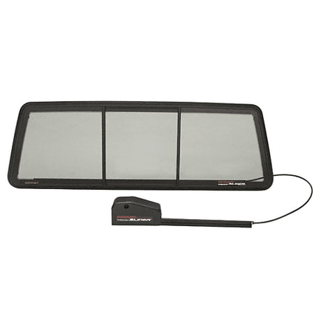CRL EPS965S POWR Slider for 1986-1997 Ford Ranger Super Cab, 98+ 2 & 4 Door Ranger Cabs, and Mazda Trucks With Solar Glass