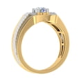 thumbnail image 2 of 1/2 Carat 4-Prong Set Diamond Solitaire Men's Wedding Band Ring in 14K Yellow Gold (Ring Size 8.25), 2 of 6