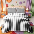thumbnail image 2 of Erosebridal Geometric Stripes Quilt Full,Minimalist Lines Full Bedspread Sets,3-Piece,1 Coverlet and 2 Pillowcases, 2 of 7