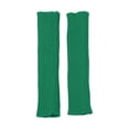 thumbnail image 5 of Leg Warmers Y2K for Women Soft Fashion Accessories Fleece Gifts for Women 80s Ribbed Thermal Knitted Compression Socks Blackish Green, 5 of 6