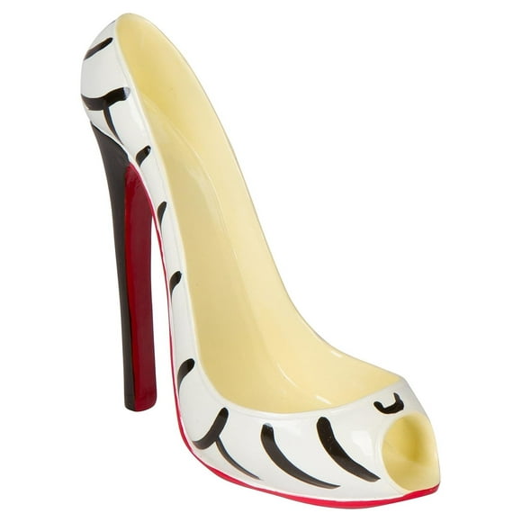 KitchInnovations High Heel Wine Bottle Holder - Four Attactive Variations Available (Zebra)