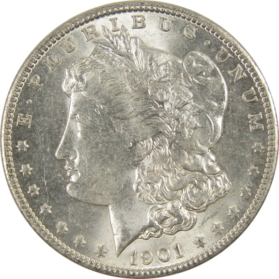 1901 O Morgan Dollar CH AU Choice About Uncirculated Silver $1 Coin