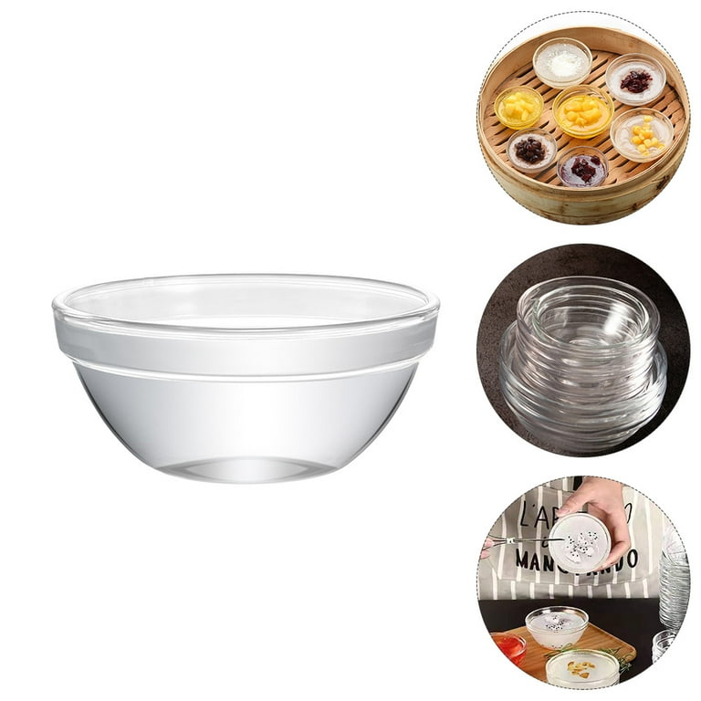 6pcs Glass Bowls Jelly Bowls Food Containers Dessert Bowls for Home - Walmart.com