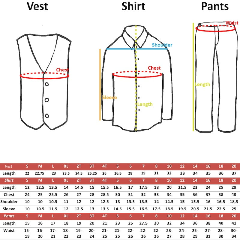 BABY BOY KID TODDLER GINGHAM EASTER WEDDING FORMAL LONG SLEEVE VEST SET SM-4T